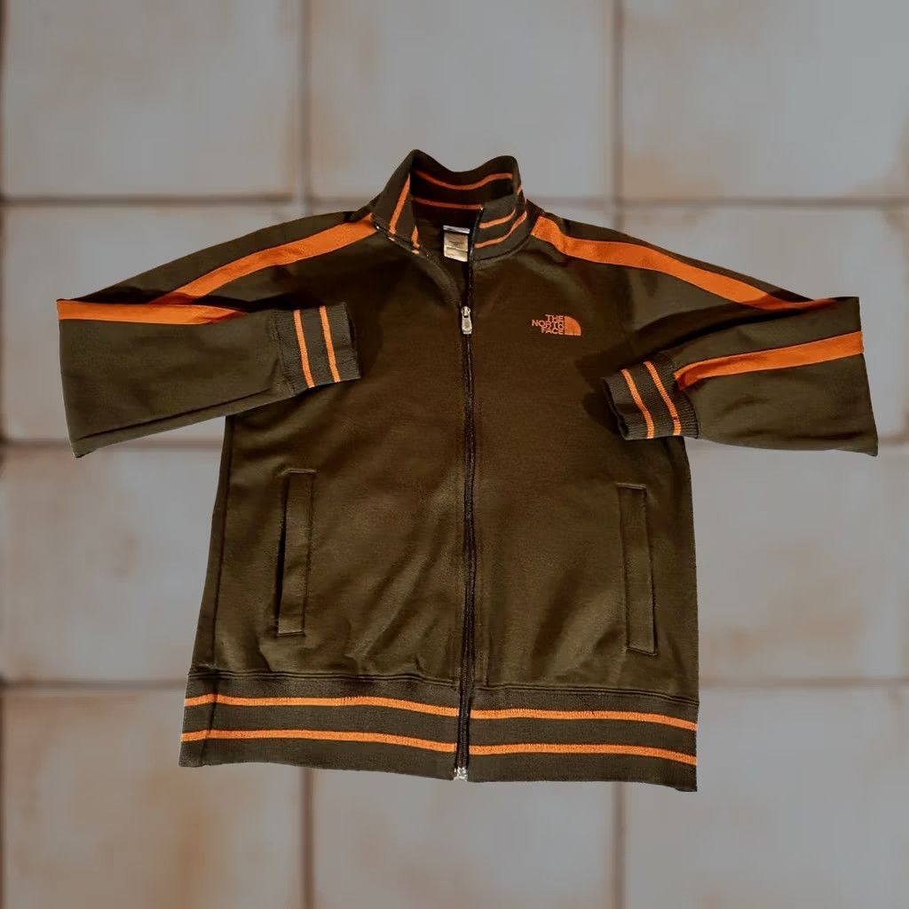 The North Face The North Face A5 Series Track Jacket Mens Small Brown Striped Full Zip Stand-Up Collar Lightweight Pockets Casual Activewear Fall Mens Size US S / EU 44-46 / 1 - 1 Thumbnail