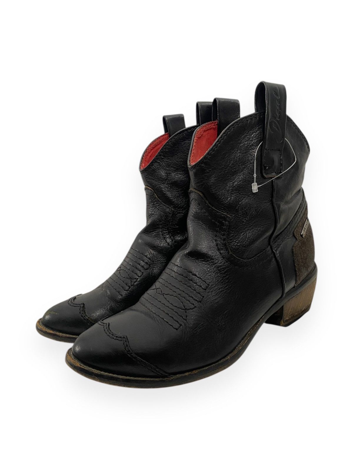 Diesel × Diesel Black Gold Diesel ankle boots Size US 5 / EU 37 - 2 Thumbnail
