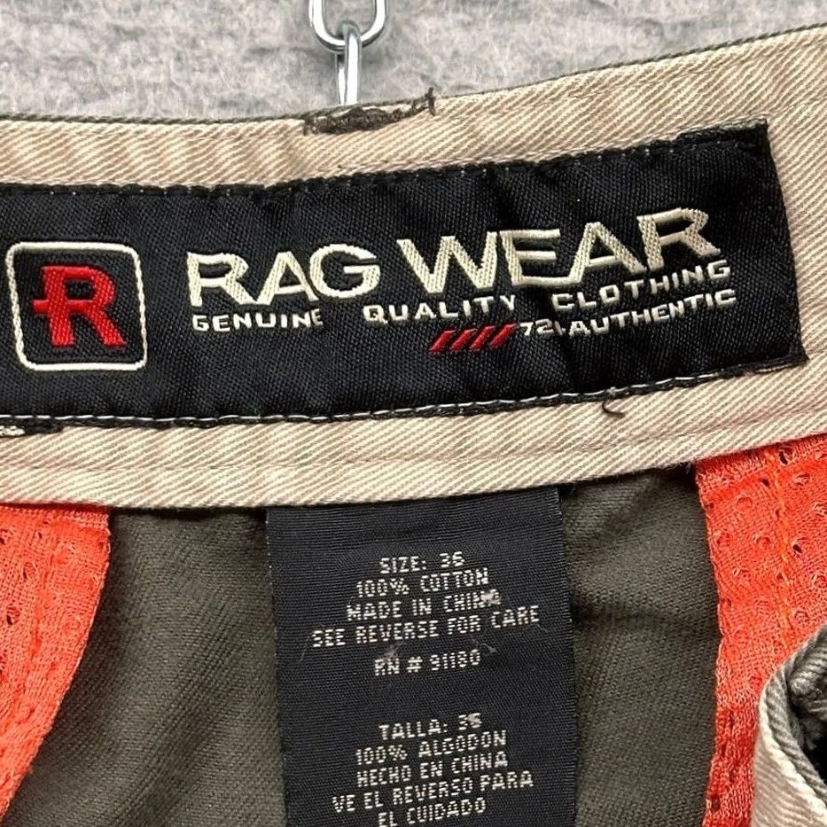 Vintage VINTAGE Rag Wear Cargo Pants Mens 36x30 Olive Green Adjustable Waist Pockets Mens Pants Cargo Green 36 x 30 Ladies? Size US 36 / EU 52 - 3 Thumbnail