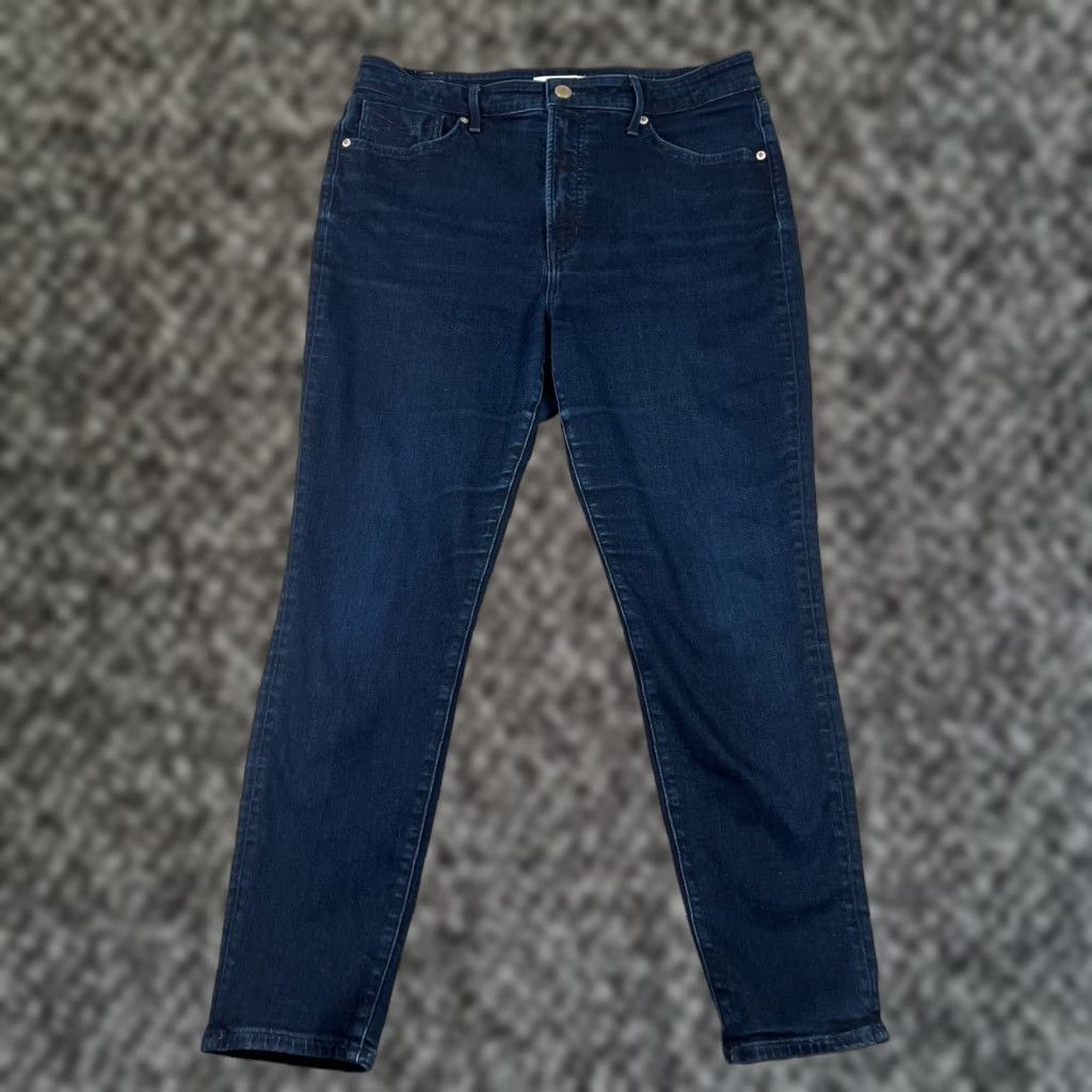Vintage Revtown Jeans Women's 33 Regular High Rise Skinny Blue Stretch Denim Size 24" / US 00 / IT 34 - 1 Thumbnail