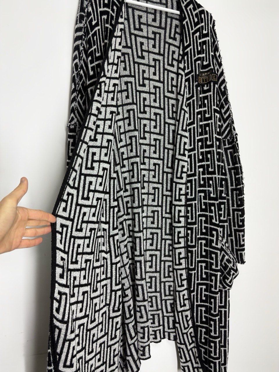 Balmain Balmain Paris Monogram Bathrobe Size US XL / EU 56 / 4 - 12 Thumbnail