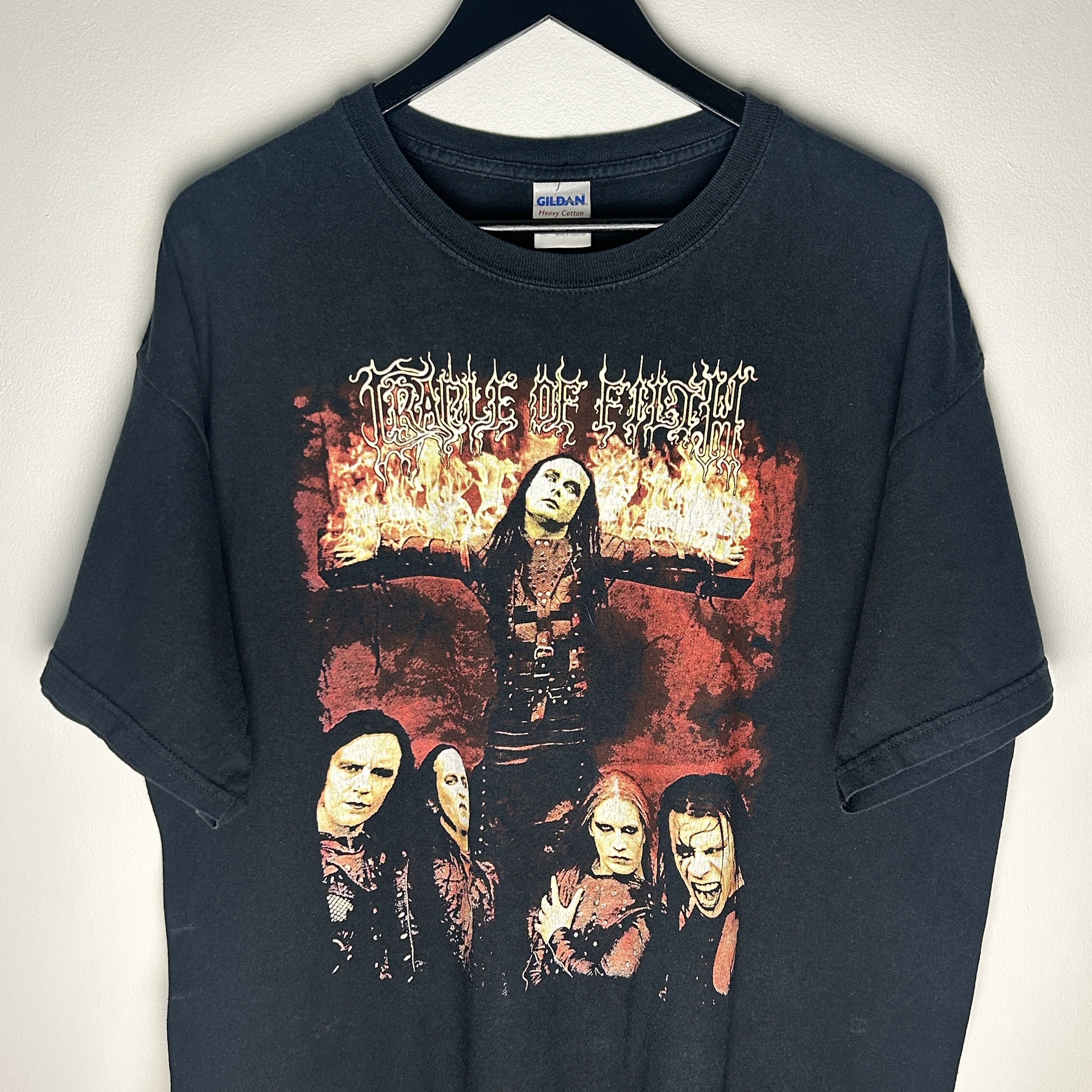 Band Tees Vintage Cradle Of Filth Band T-shirt Size US XL / EU 56 / 4 - 3 Thumbnail