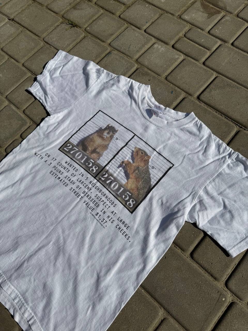 Vintage VTG 1996 Squirrel Mugshot Tee Size US M / EU 48-50 / 2 - 3 Thumbnail