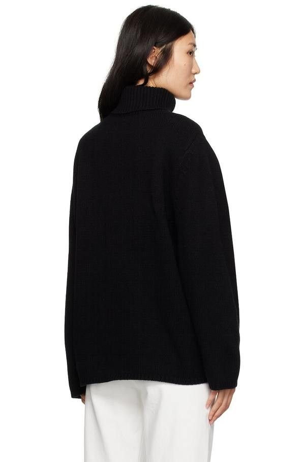 Marni o1w1db11125 High Neck Sweater in Black Size S / US 4 / IT 40 - 3 Thumbnail