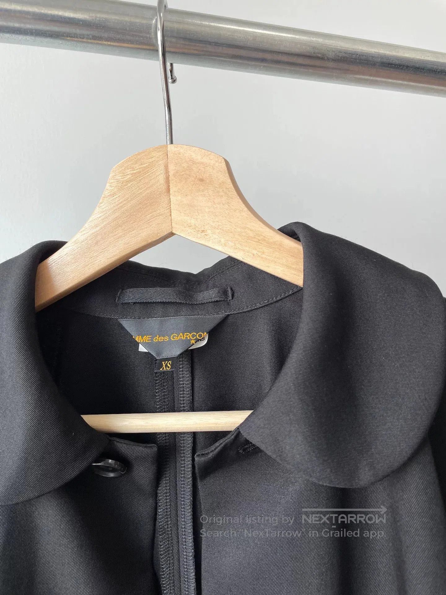 Comme des Garcons Comme des Garçons Black Coat. Size XS / US 0-2 / IT 36-38 - 4 Thumbnail
