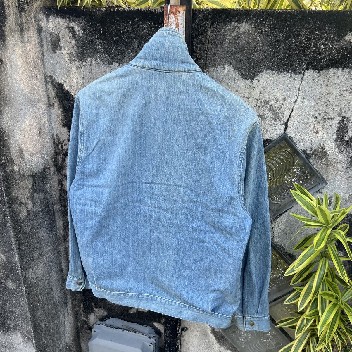 Lee “VINTAGE” 90s LEE LIGHT WASH DENIM ZIP-UP FIELD JACKET Size US L / EU 52-54 / 3 - 18 Thumbnail