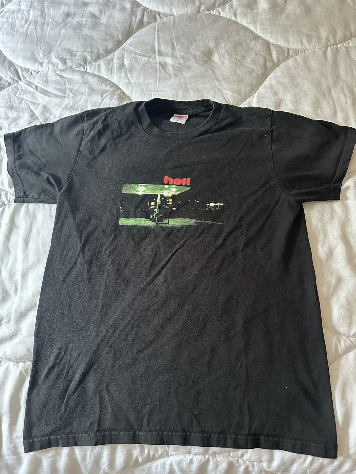 Supreme Supreme FW23 Hell Tee BLACK Size US S / EU 44-46 / 1 - 1 Thumbnail