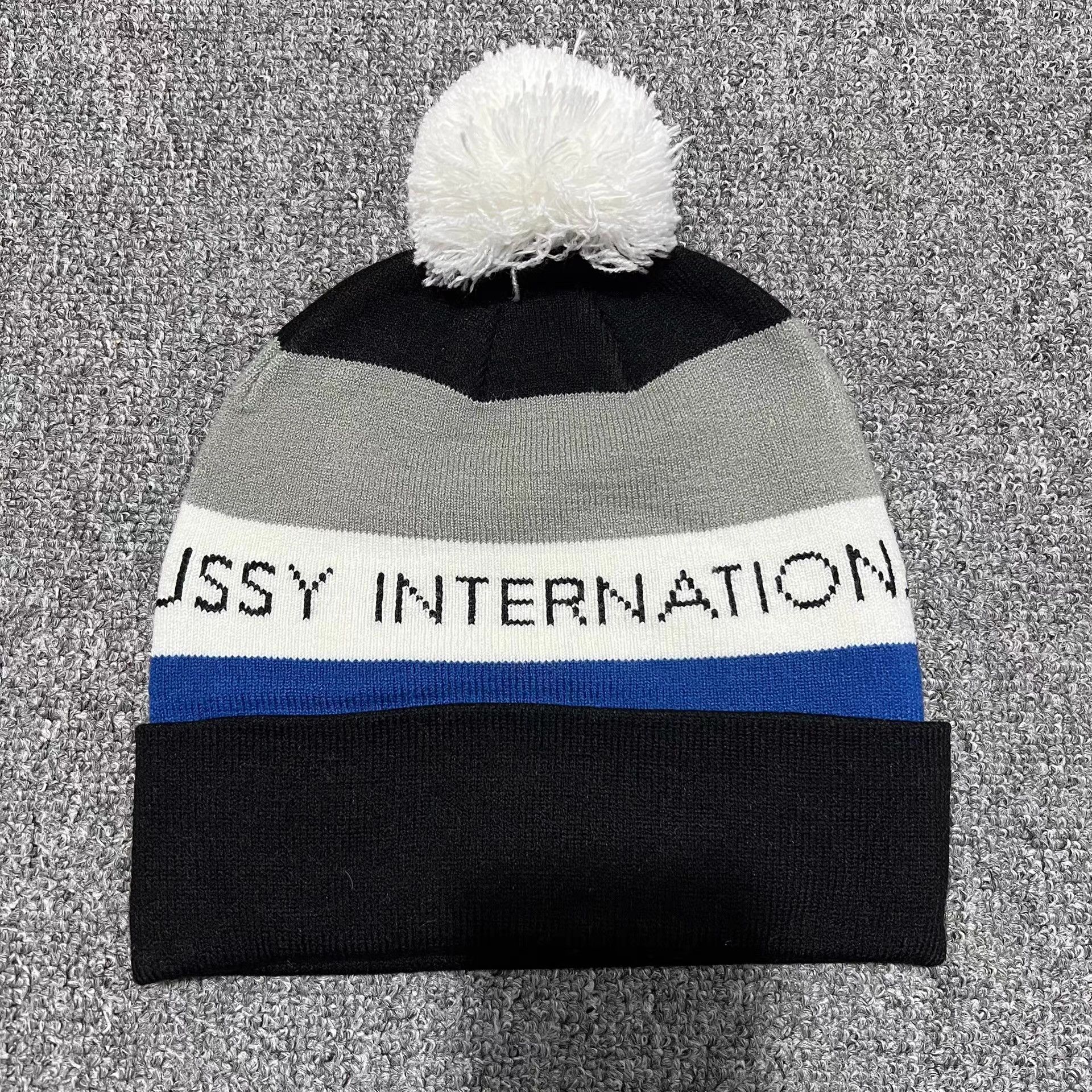 Stussy Stussy color-block striped knit beanie Q7 Size ONE SIZE - 6 Thumbnail