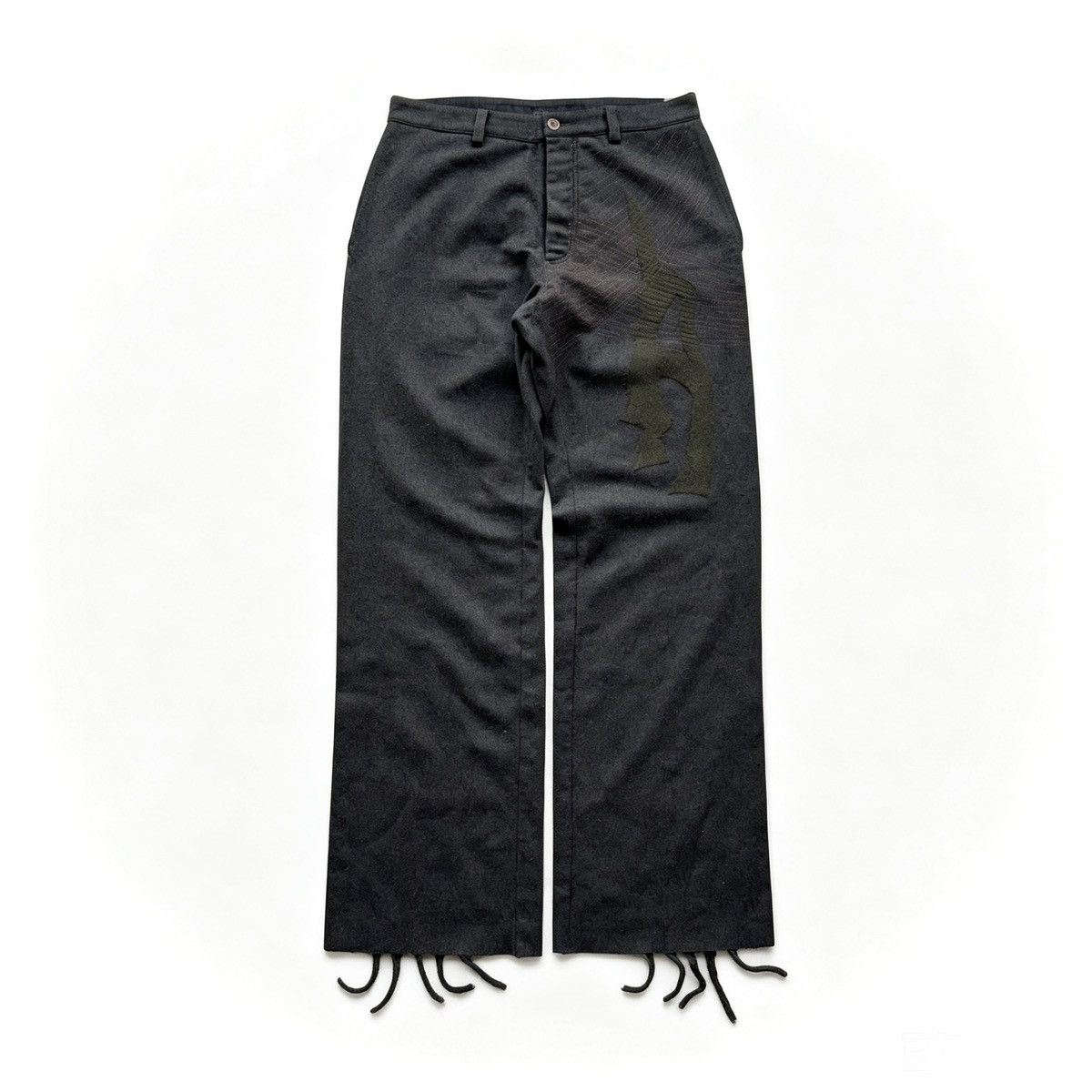 Griffin Griffin 00s embroidery wide pants Size US 30 / EU 46 - 1 Thumbnail