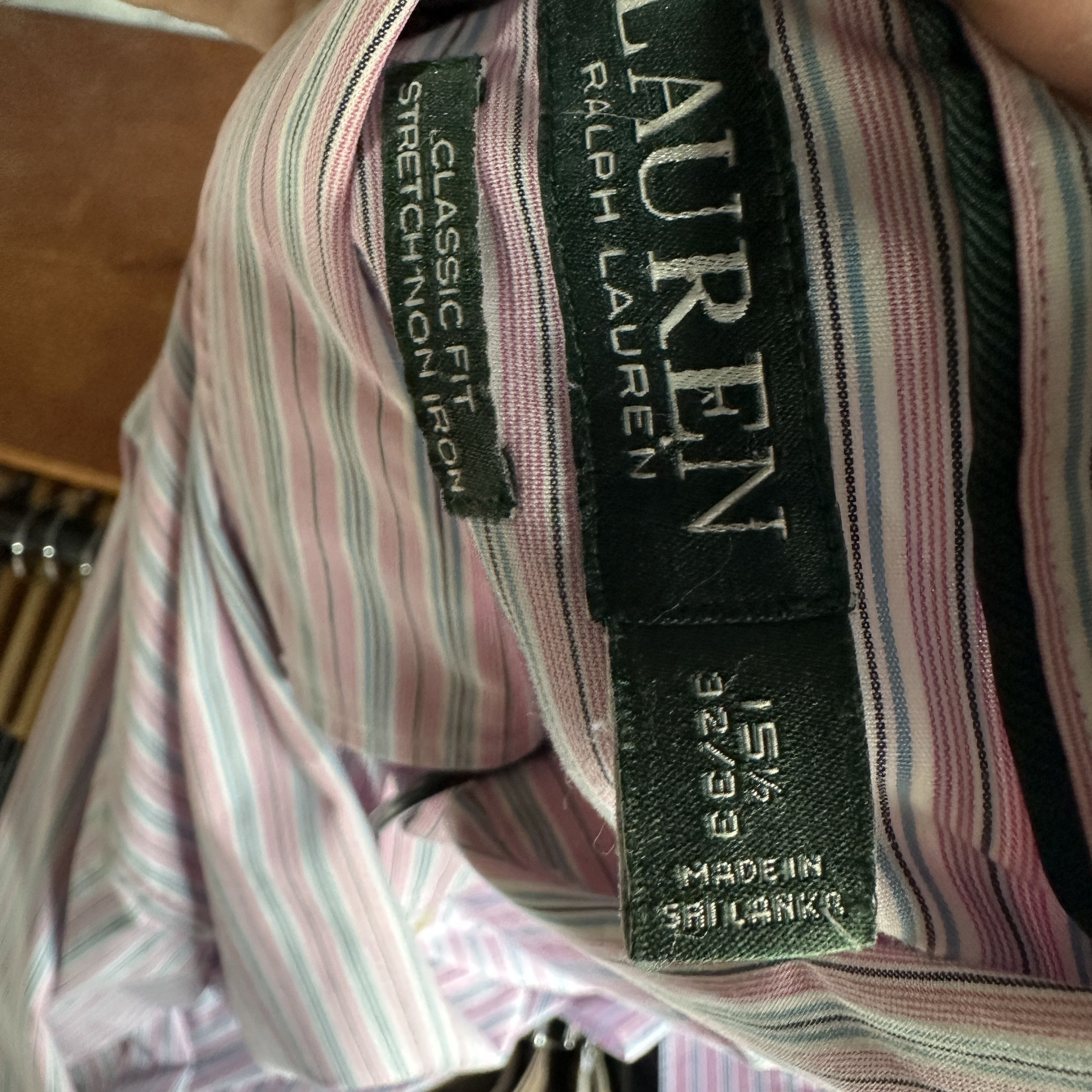Polo Ralph Lauren Vtg Polo Ralph Lauren Button Down Shirt Mens Vertical Stripe Size US M / EU 48-50 / 2 - 10 Thumbnail