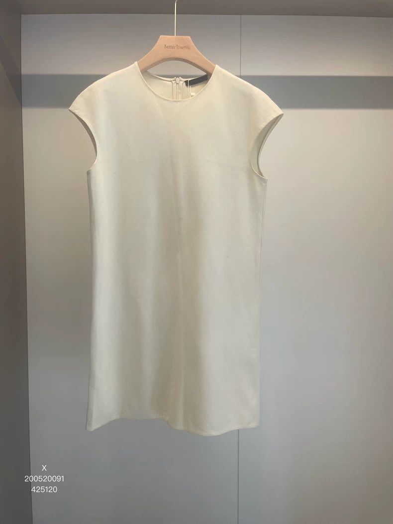 The Row Sleeveless White Dress - dmc
