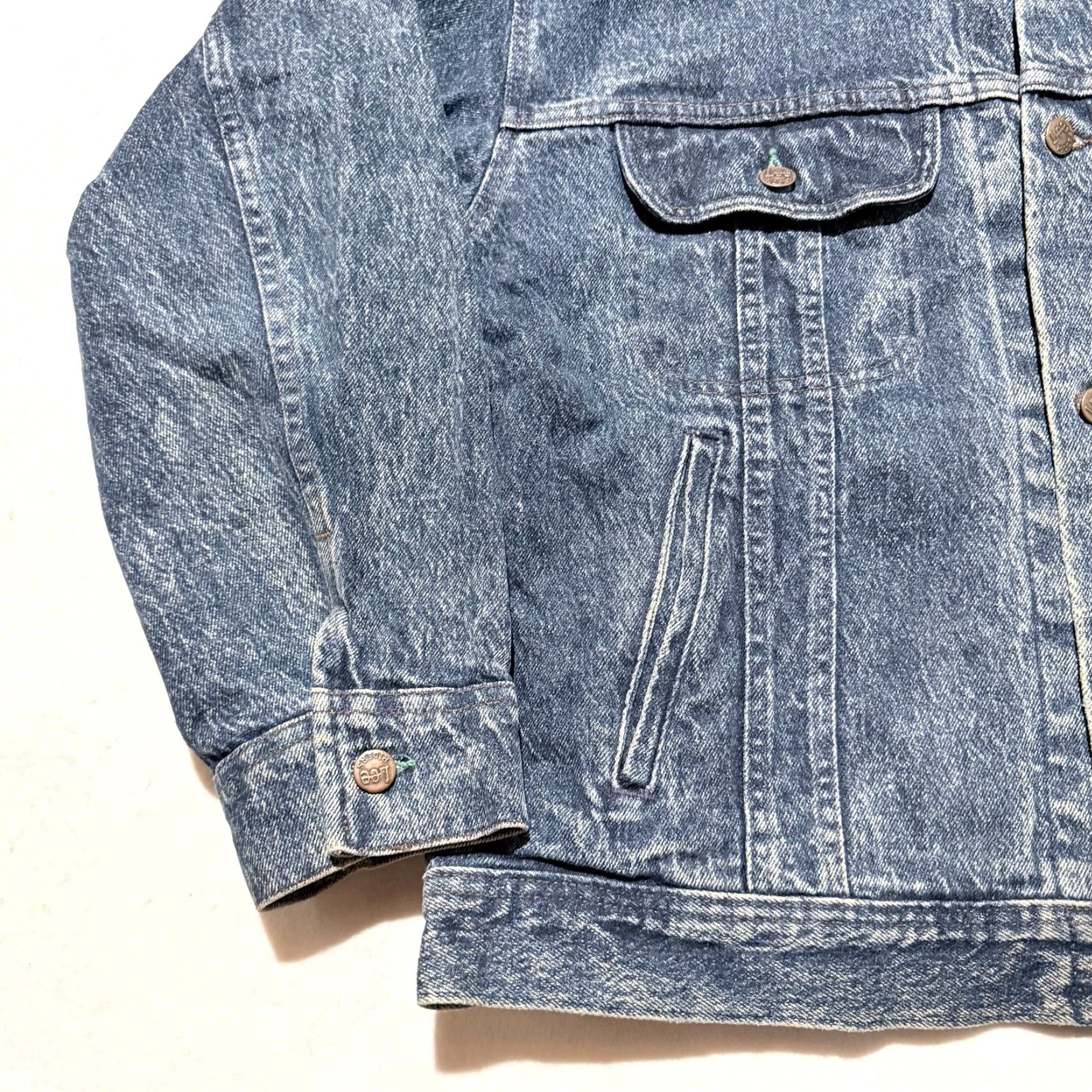 Lee VINTAGE Lee Jackets Trucker Jacket Men Blue XS? No, size L. Size US L / EU 52-54 / 3 - 6 Thumbnail