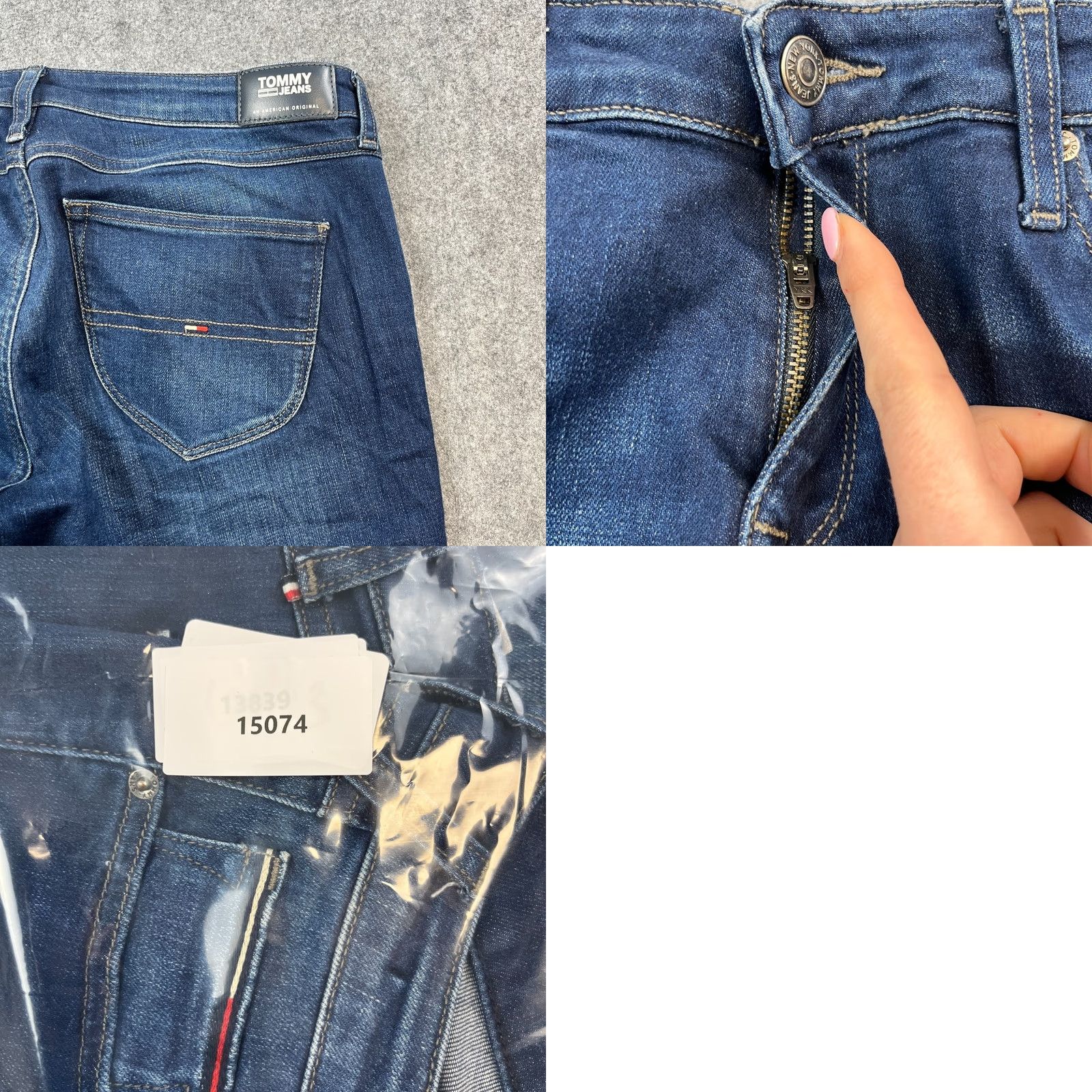 Tommy Hilfiger Tommy Hilfiger Womens Jeans Slim Skinny 32 12 Dark Blue Stretch Denim Slimming Pockets 5-Pocket Design Jeans Tailored Regular Size 34" / US 12 / IT 48 - 9 Thumbnail