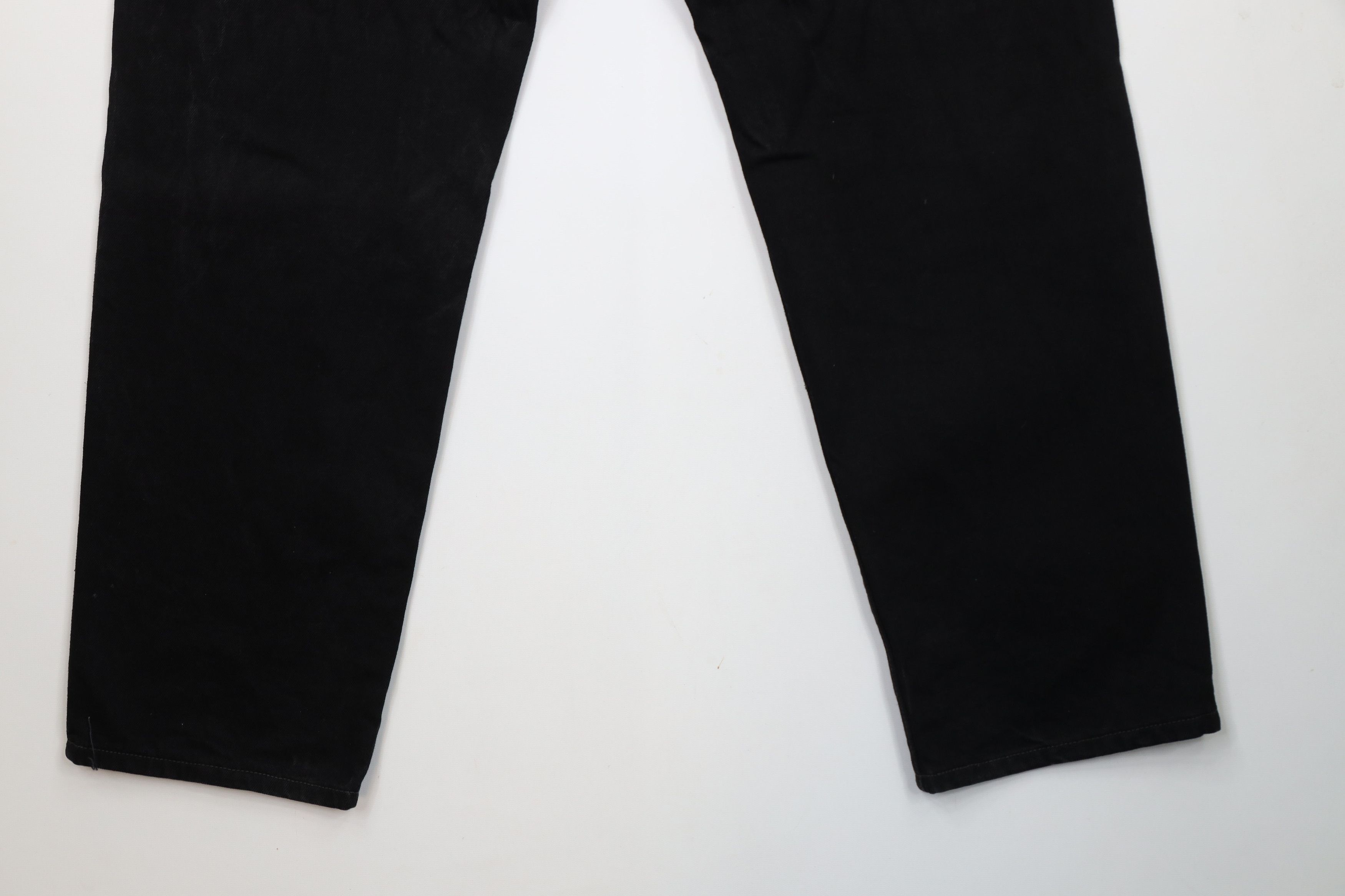 Levi's × Vintage Vintage 90 Levis 550 Relaxed Fit Tapered Leg Jeans Black Size US 36 / EU 52 - 14 Thumbnail