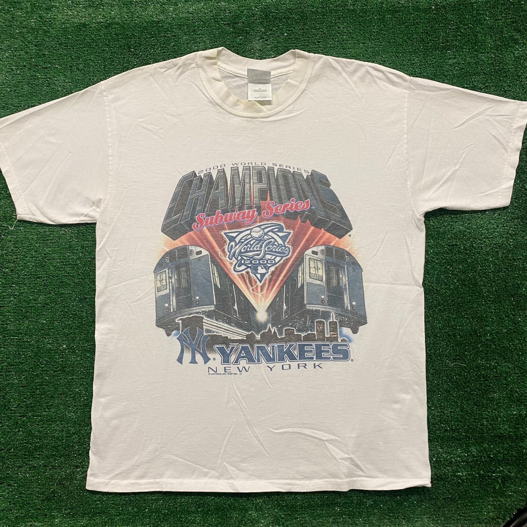 New York Yankees Vintage Y2K New York Yankees Shirt Subway Series MLB Tee Size US L / EU 52-54 / 3 - 1 Thumbnail