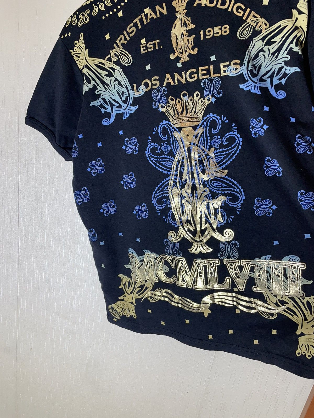 Christian Audigier × Ed Hardy × Vintage Christian Audigier Ed hardy Japanese streetwear T shirt Size US XL / EU 56 / 4 - 12 Thumbnail