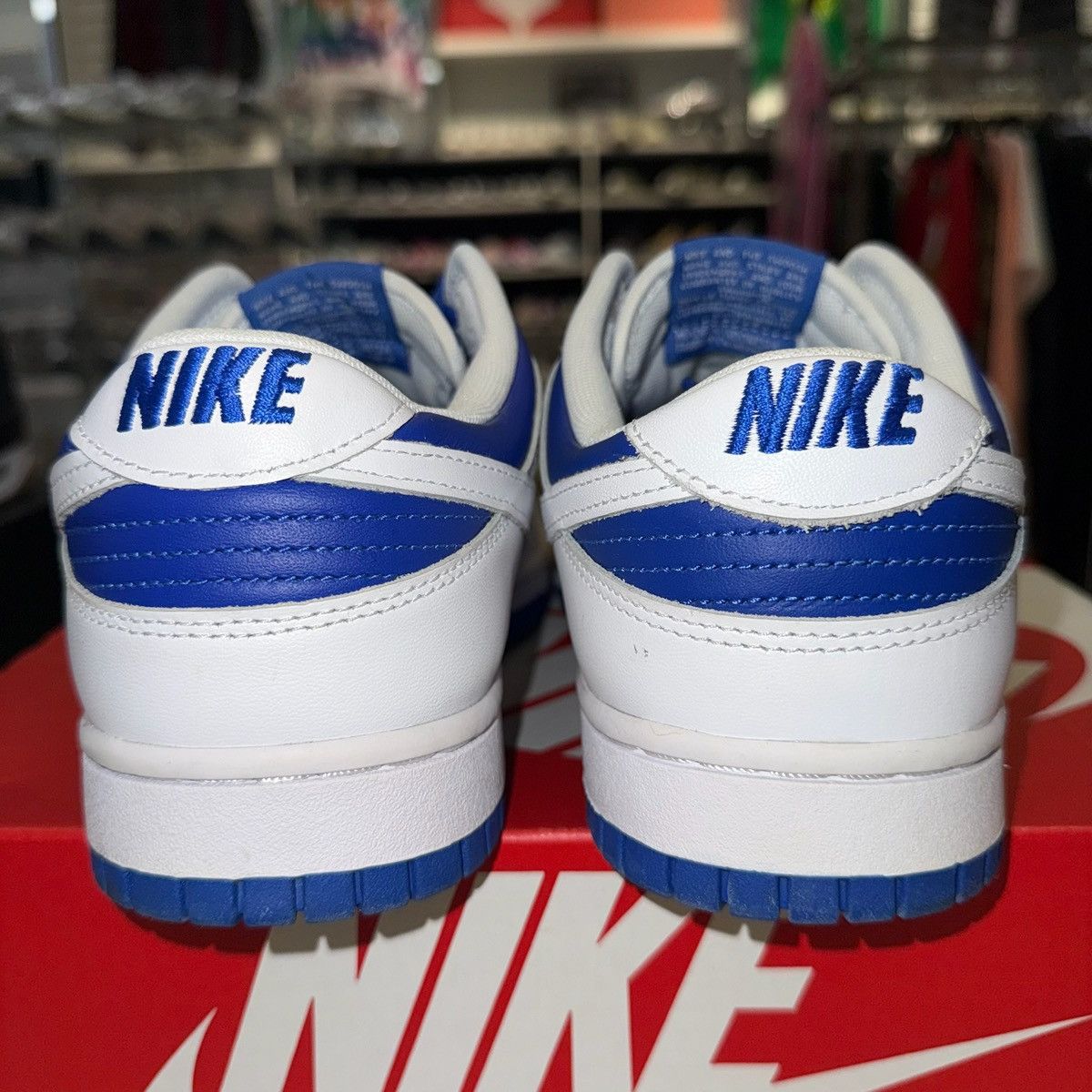 Nike Size 11 - Nike Dunk Low Racer Blue 2022 DD1391-401 Size US 11 / EU 44 - 3 Thumbnail
