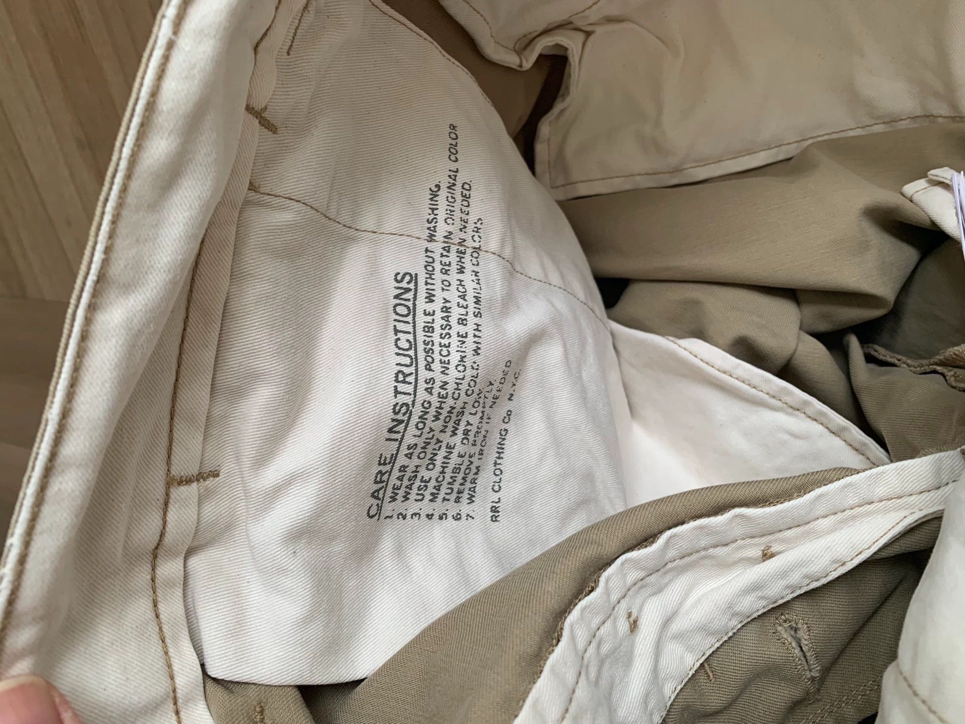 RRL Ralph Lauren RRL Slim Fit Officers Chino Pant Khaki 38 Near New Size US 38 / EU 54 - 6 Thumbnail