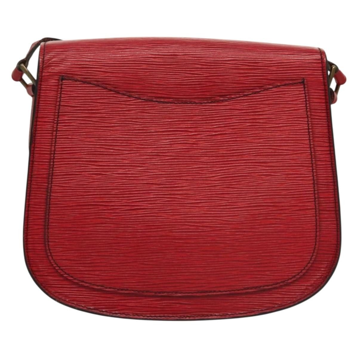 Louis Vuitton LOUIS VUITTON Epi Saint Cloud GM Shoulder Bag Red M52197 Size ONE SIZE - 2 Thumbnail