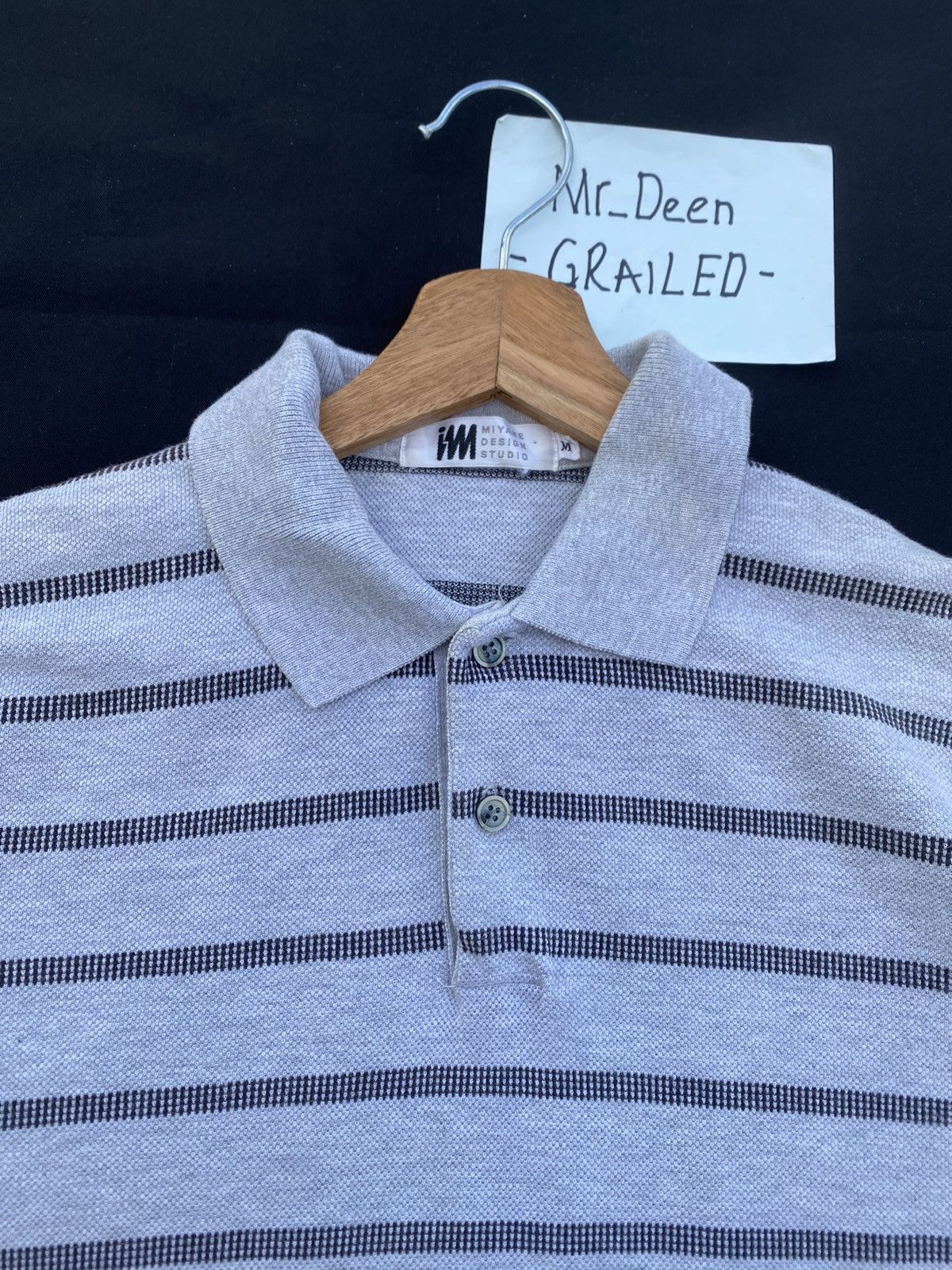 Issey Miyake Rare Vintage Issey Miyake IM Stripes Polo Shirt Size US M / EU 48-50 / 2 - 1 Thumbnail