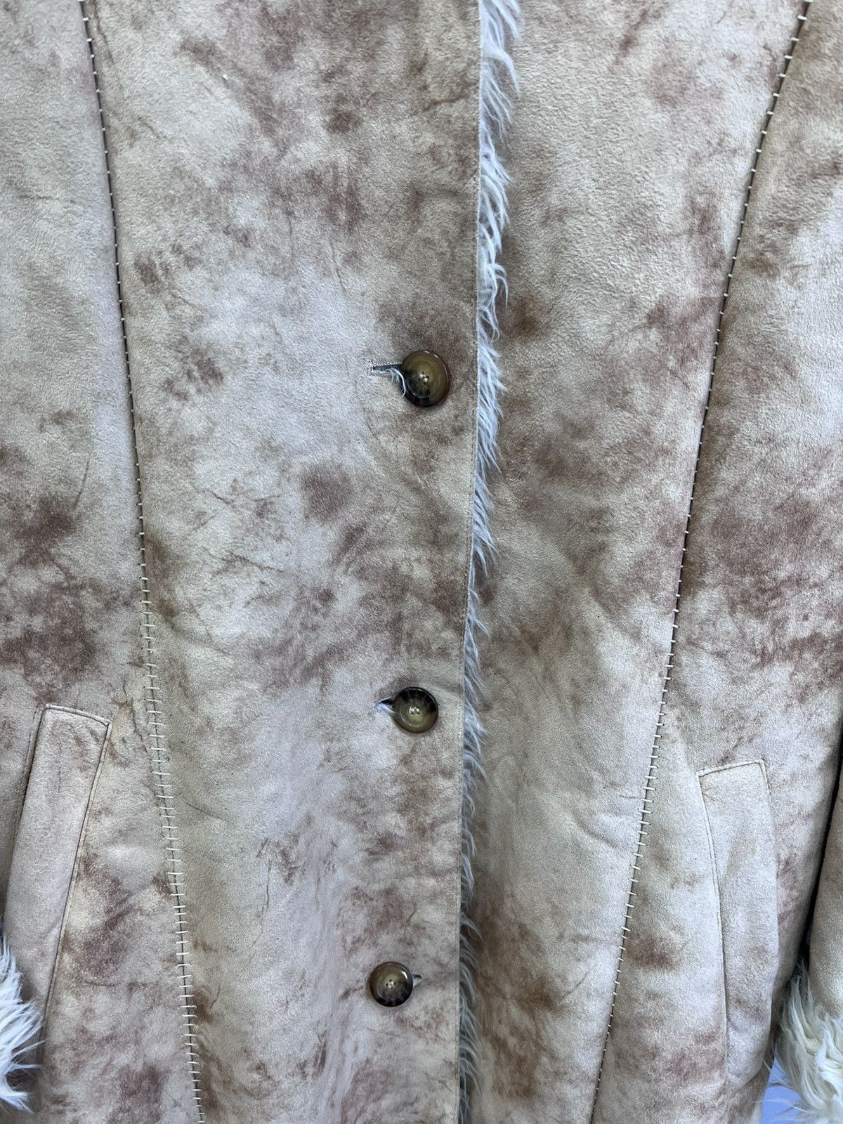If Six Was Nine × Le Grande Bleu (L.G.B.) × Yohji Yamamoto Avant Garde If Six Was Nine Style Jacket FUR COAT 90s Size US L / EU 52-54 / 3 - 8 Thumbnail