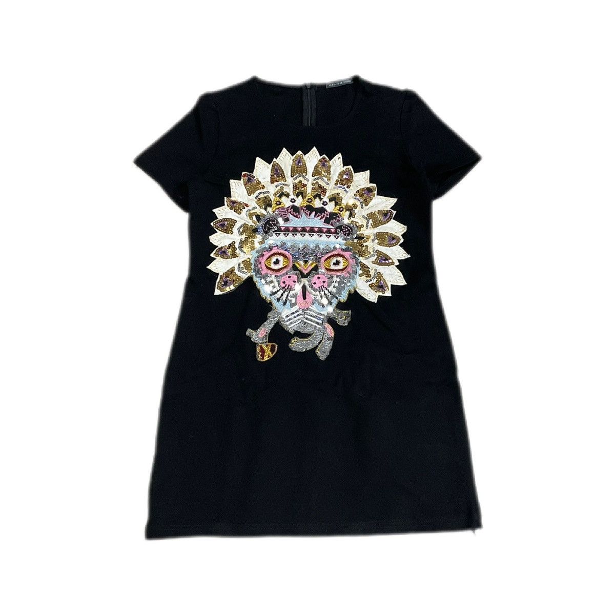 Alexander McQueen 🔥Rare Alexander McQueen Jungle Cat Sequin Dress Size S / US 4 / IT 40 - 1 Thumbnail