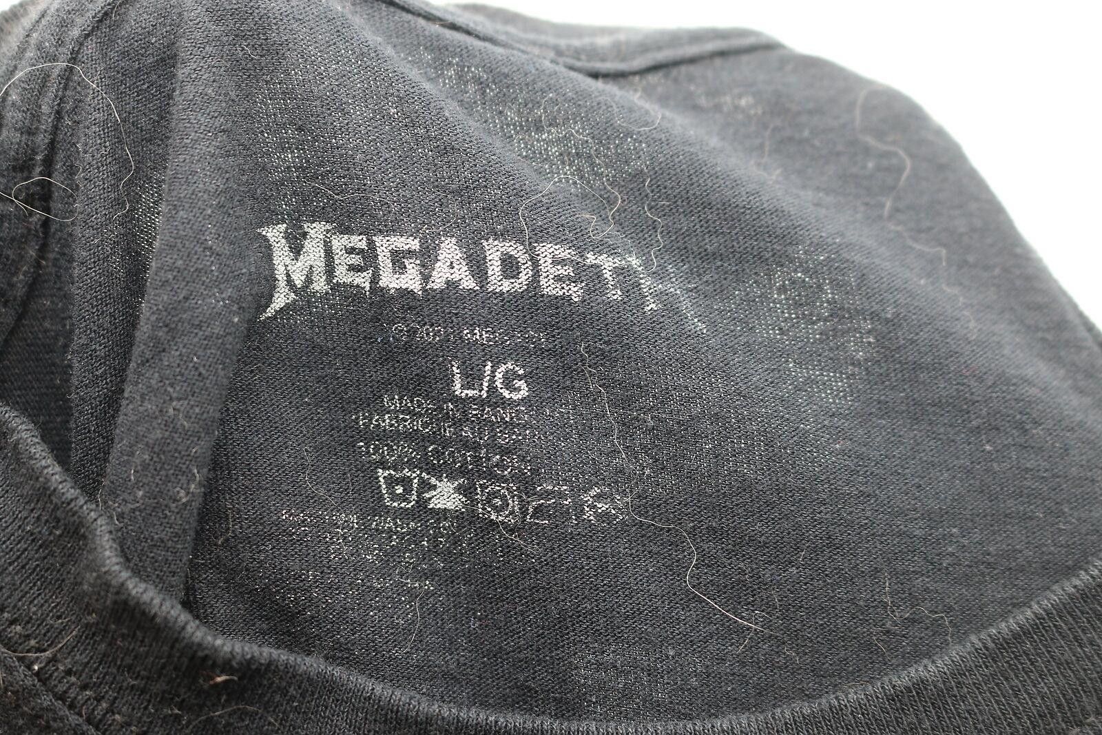 Other T-SHIRT OFFICIEL MEGADETH - SMASH GUITAR TEE music L/G Size US L / EU 52-54 / 3 - 8 Thumbnail