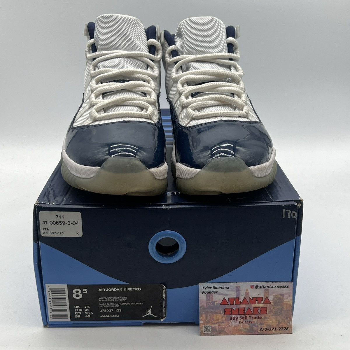 Jordan Brand Air Jordan 11 win like 82 Size US 8.5 / EU 41-42 - 2 Thumbnail