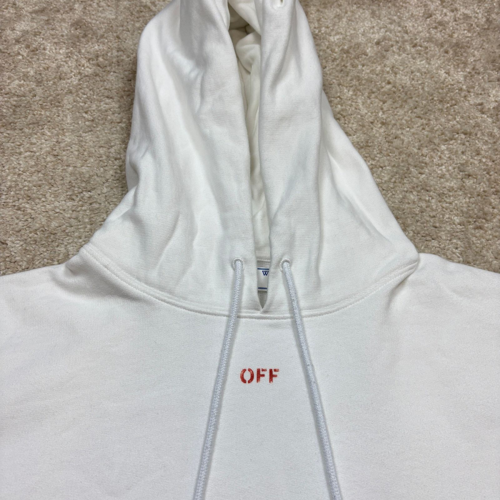 Off-White Off-White Main Label Virgil Abloh Stencil Arrows Hoodie XL Size US XL / EU 56 / 4 - 4 Thumbnail
