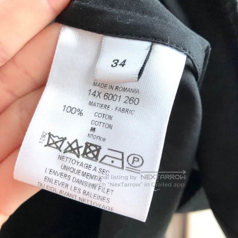 Givenchy Givenchy Black Shirt Size XXS / US 00 / IT 34 - 5 Thumbnail