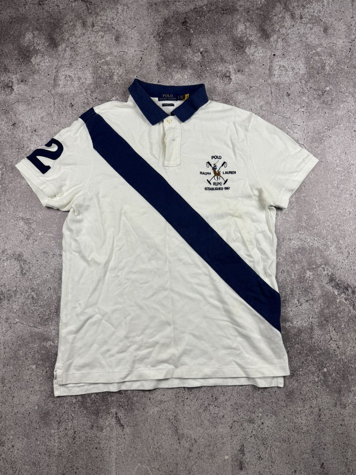 Polo Ralph Lauren Vintage Polo Ralph Lauren RLPC Y2K Yacht Rugby T-Shirt Size US L / EU 52-54 / 3 - 4 Thumbnail