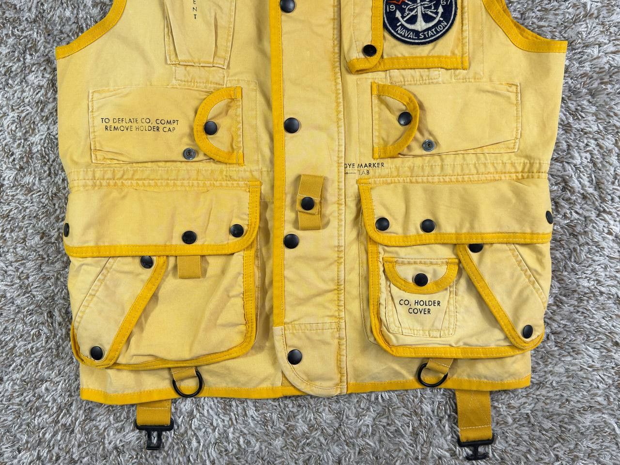 Polo Ralph Lauren Vintage Polo Ralph Lauren Naval Station Utility Vest Size US M / EU 48-50 / 2 - 3 Thumbnail