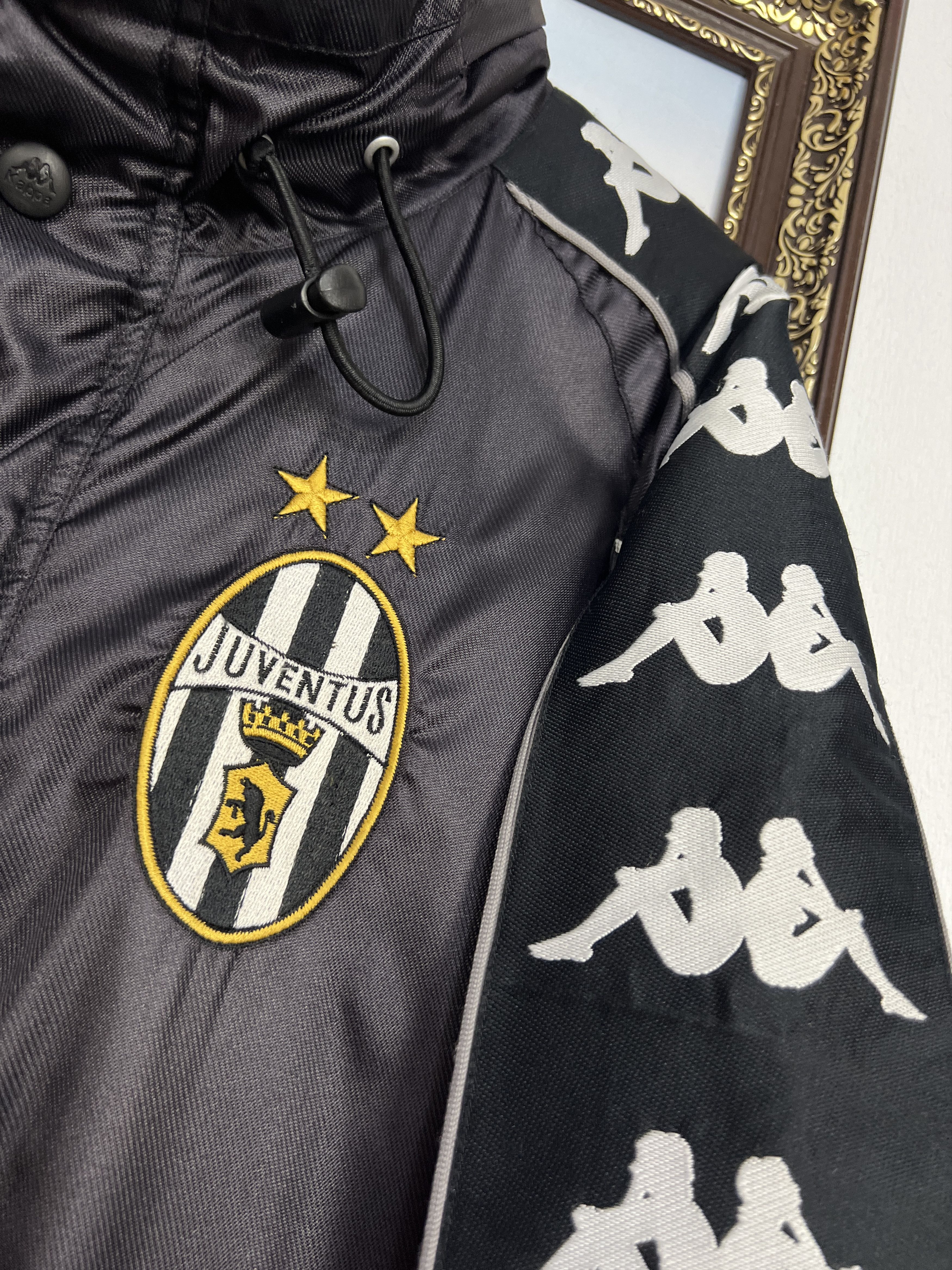 Kappa Vintage 90's Kappa Juventus Football Bomber Soccer Jacket Size US L / EU 52-54 / 3 - 3 Thumbnail