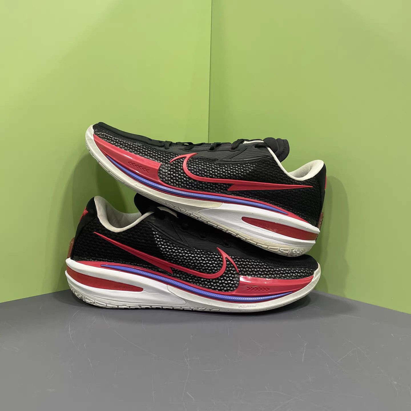 Nike Nike Air Zoom GT Cut 1 Black/Red Basketball Shoes K15 Size US 13 / EU 46 - 4 Thumbnail