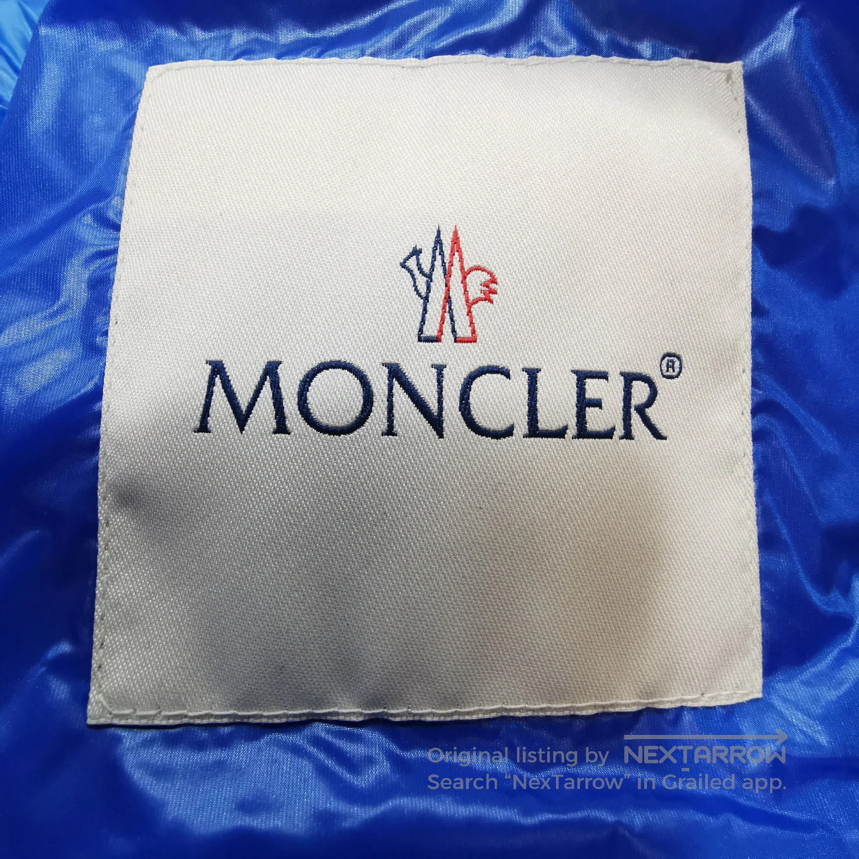 Moncler Moncler Daniel Blue Quilted Zip Down Jacket XL. Size US XL / EU 56 / 4 - 2 Thumbnail