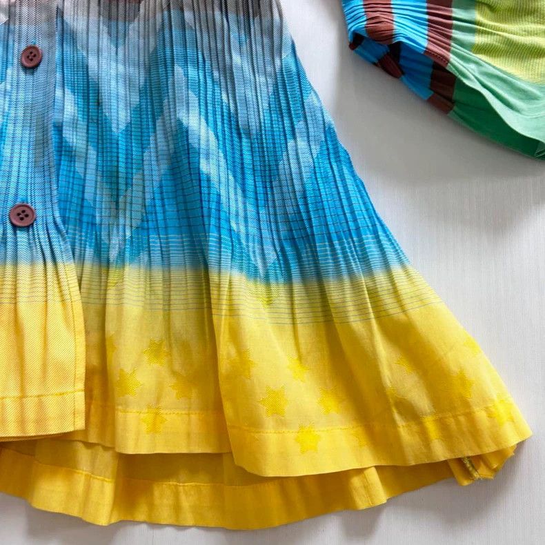 Issey Miyake issey miyake size:2 Rainbow pleated shirt Size XXS / US 00 / IT 34 - 3 Thumbnail