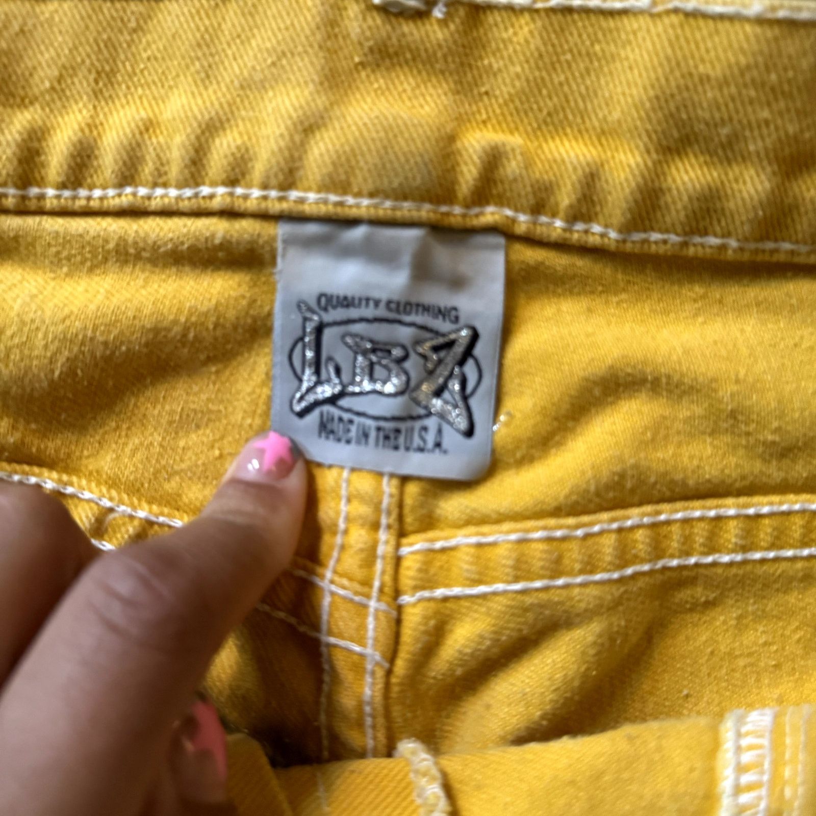 Other Vintage Yellow and Black LBZ Motorcross Wide Leg Pants Size US 32 / EU 48 - 4 Thumbnail