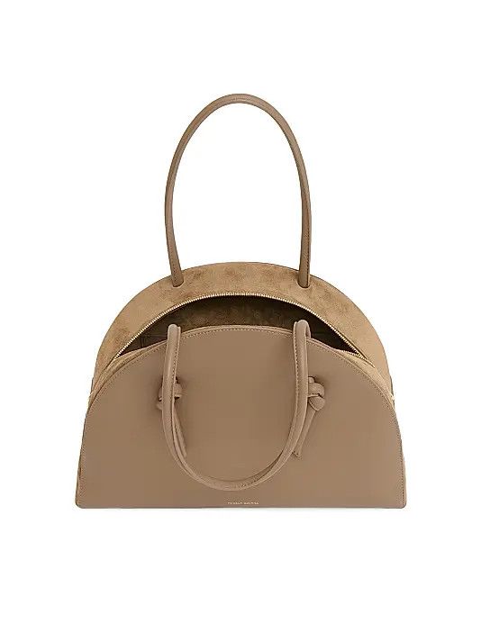Mansur Gavriel os11x0326 Size: OS / Fortuna Leather Top Handle Bag in Beige Size ONE SIZE - 3 Thumbnail