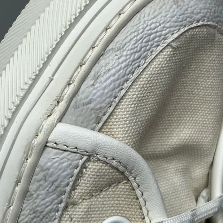 Louis Vuitton Louis Vuitton White High-Top Sneakers -2508 Size US 9 / EU 42 - 6 Thumbnail