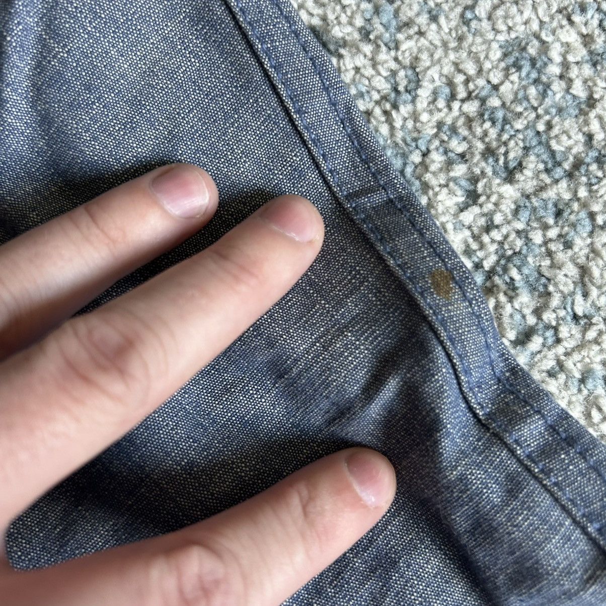 Naked & Famous 2013 Made in Canada 10 oz Selvedge Chambray Japanese Denim Size US 32 / EU 48 - 14 Thumbnail