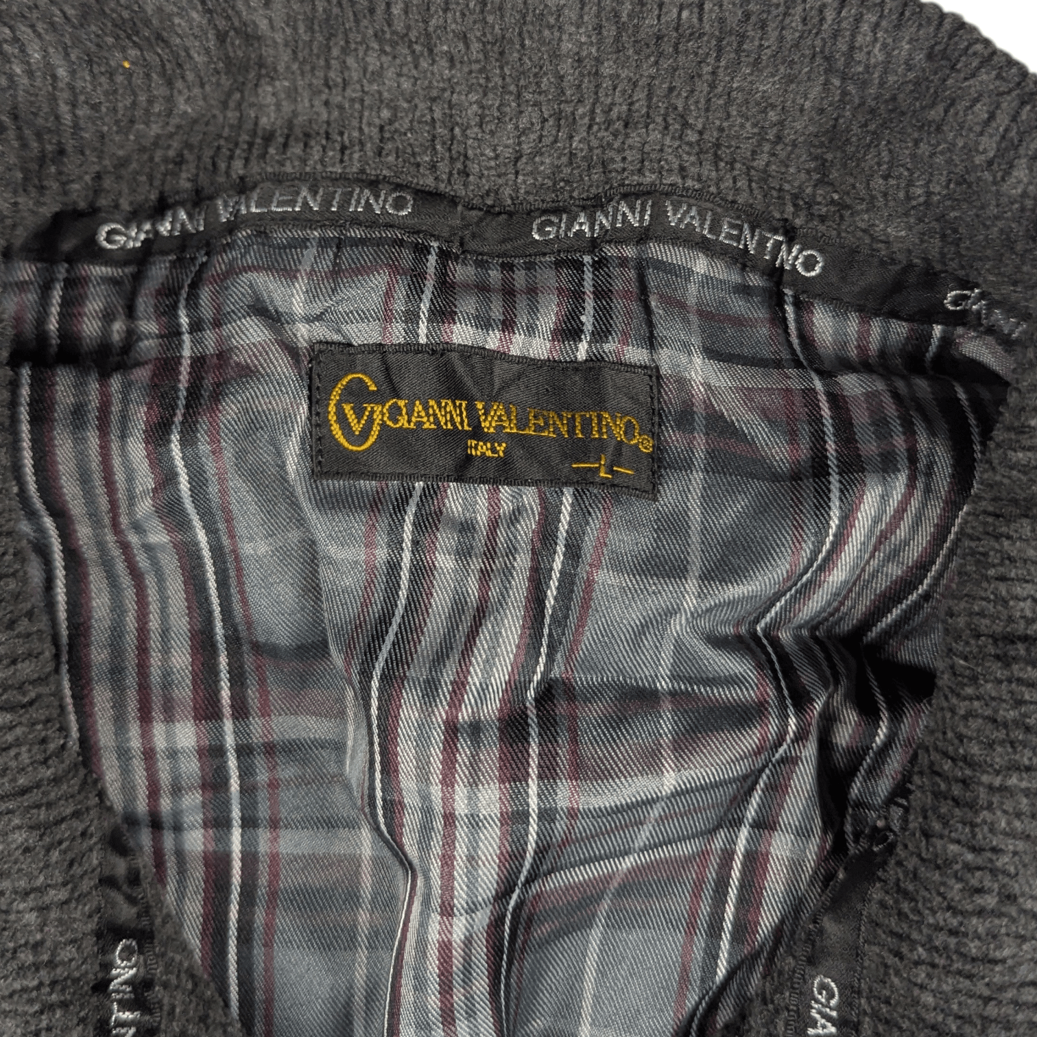 Gianni Valentino Vintage 2000's GIANNI VALENTINO Fleece Jacket Size US L / EU 52-54 / 3 - 11 Thumbnail