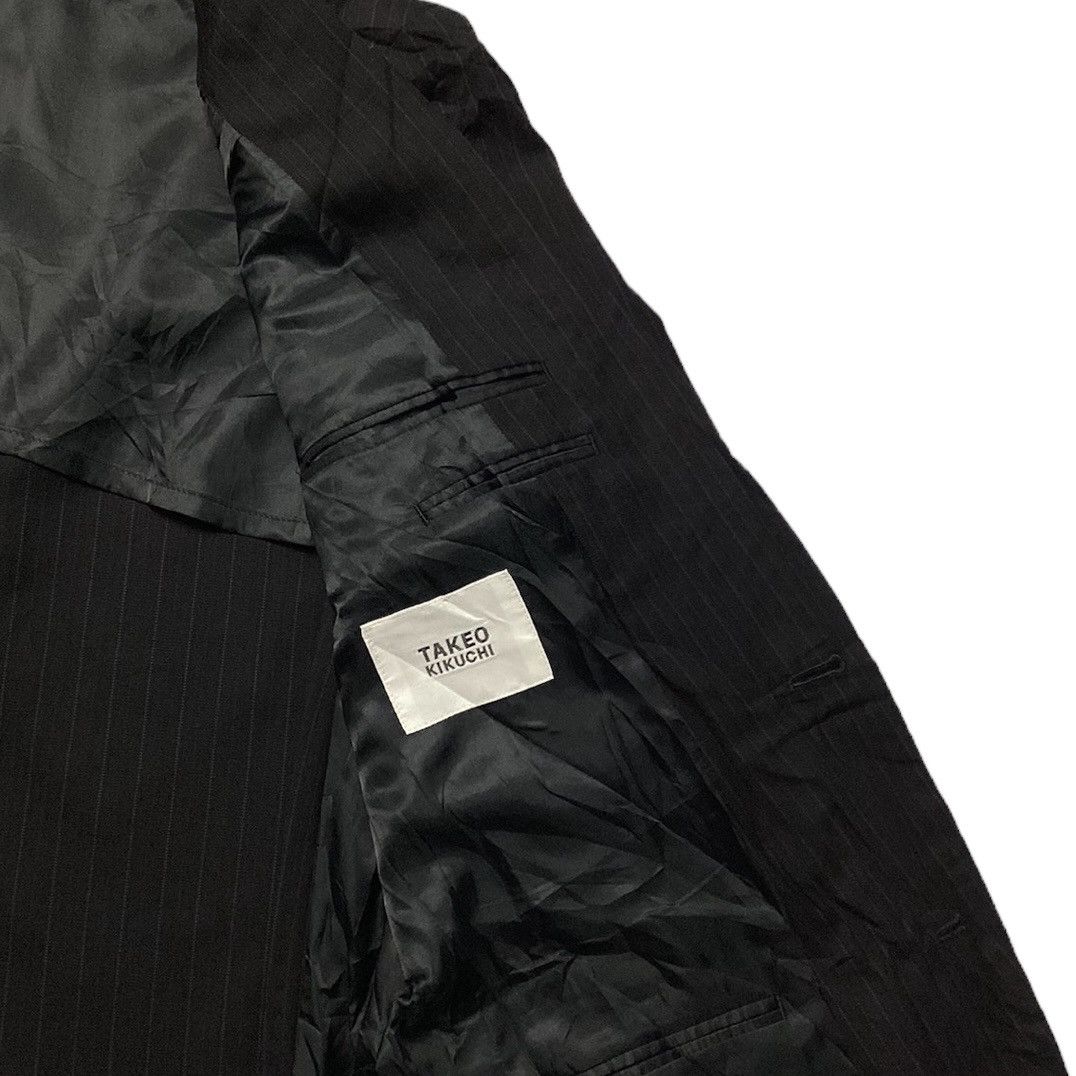 Takeo Kikuchi 🇯🇵 TAKEO KIKUCHI STRIPED BLAZER COAT JACKET Size US M / EU 48-50 / 2 - 12 Thumbnail