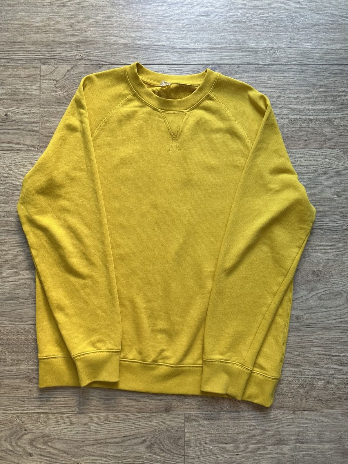 Arket Arket crew neck yellow sweatshirt pullover Size L / US 10 / IT 46 - 8 Thumbnail