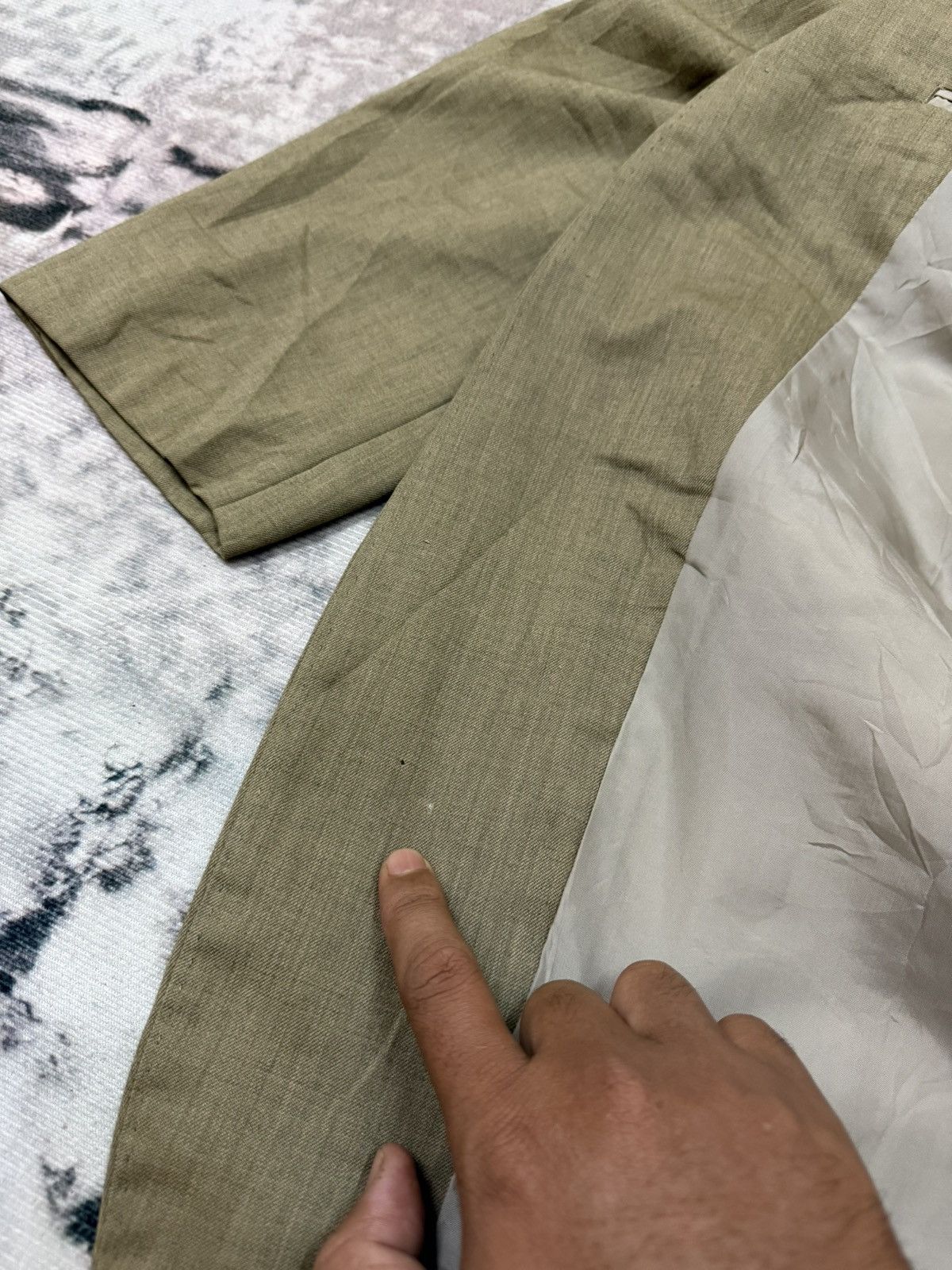 Issey Miyake Issey Miyake Men Beige Blazer Size 40S - 6 Thumbnail