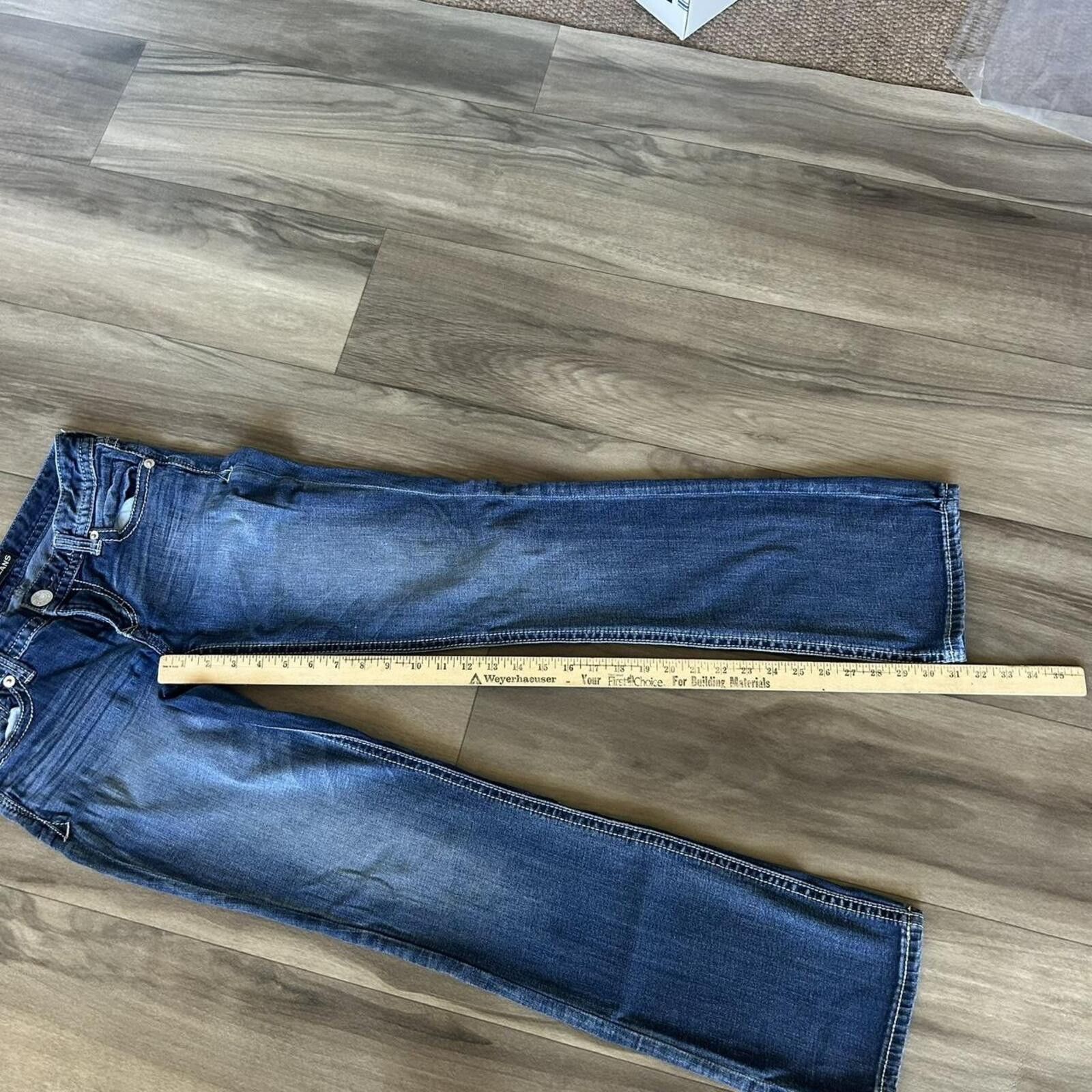 Express Vintage Y2k Bootcut Express Denim Jeans Embroidered style 2 Size 26" / US 2 / IT 38 - 6 Thumbnail