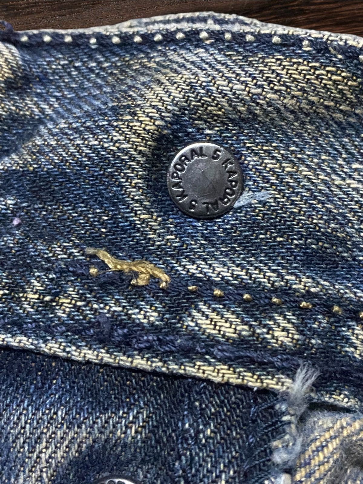 Vintage Vintage Japanese Brand Kaporal5 Nely Mud Wash Straight jeans Size 30" / US 8 / IT 44 - 11 Thumbnail