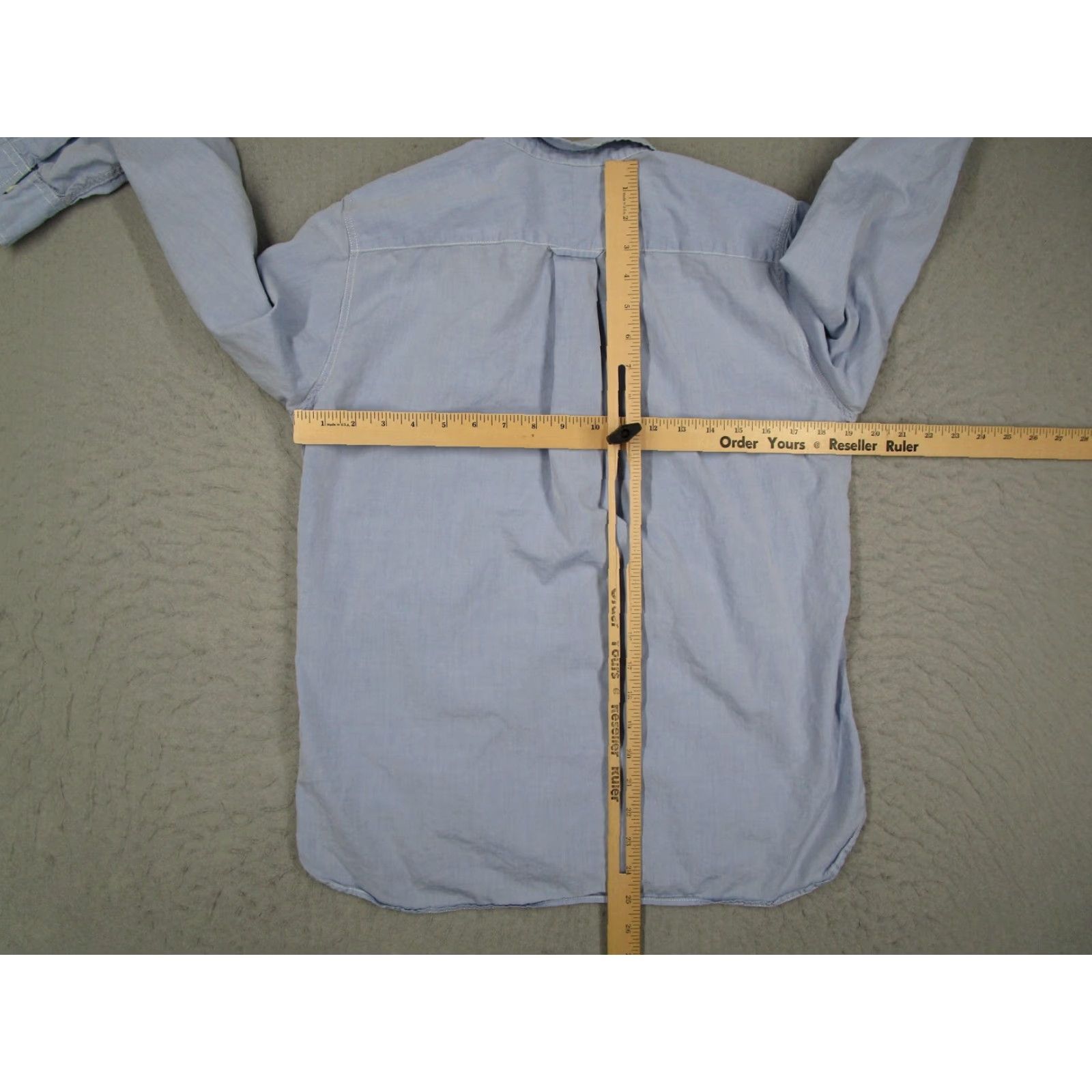 Comme des Garcons Girl Comme Des Garcons Shirt Mens Small Blue Cotton Button Down Long Sleeve Homme Size US S / EU 44-46 / 1 - 7 Thumbnail