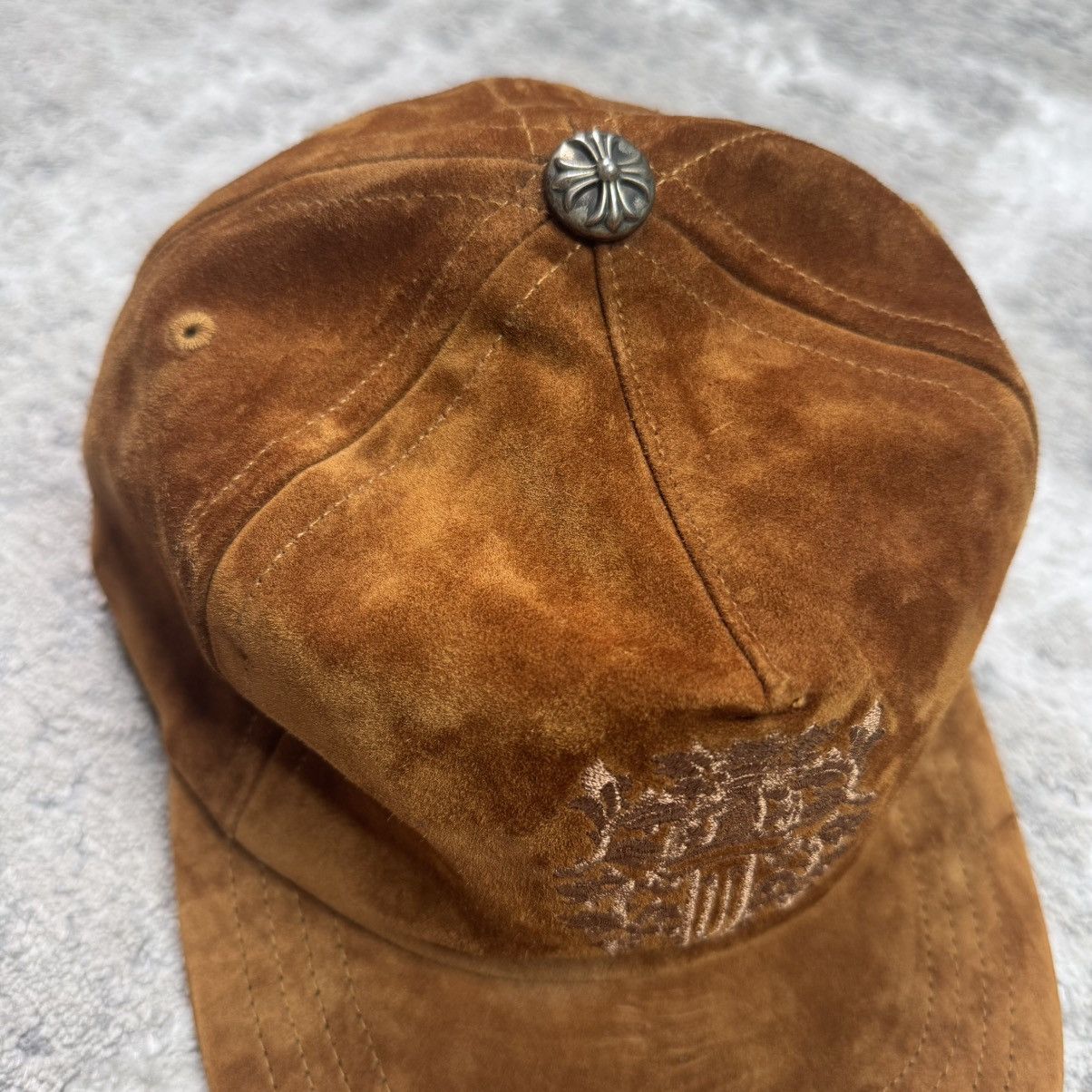 Chrome Hearts Suede dagger leather strap hat Size ONE SIZE - 5 Thumbnail