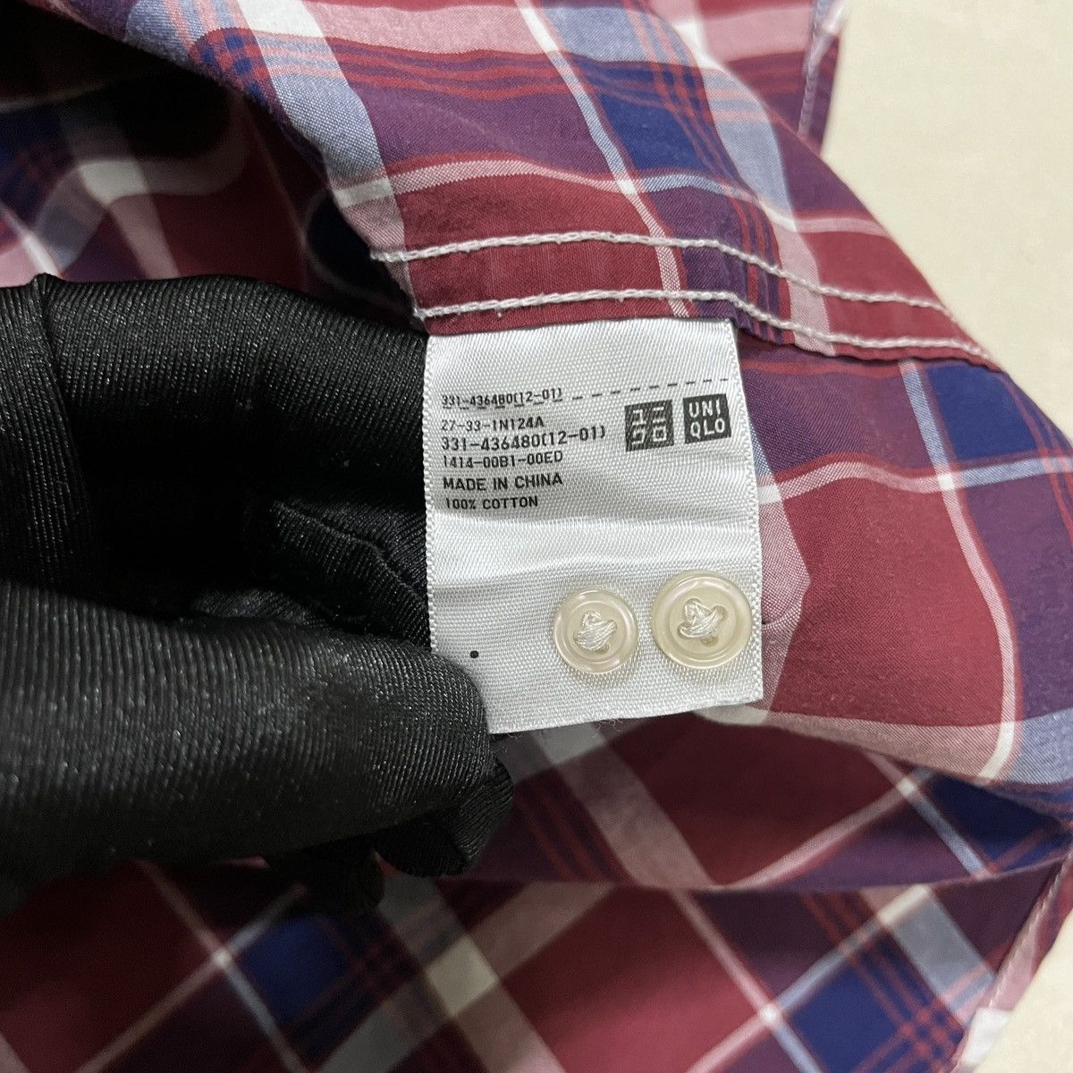 Japanese Brand × Uniqlo × Vintage Uniqlo Checkered Button Up Shirt Size US M / EU 48-50 / 2 - 5 Thumbnail