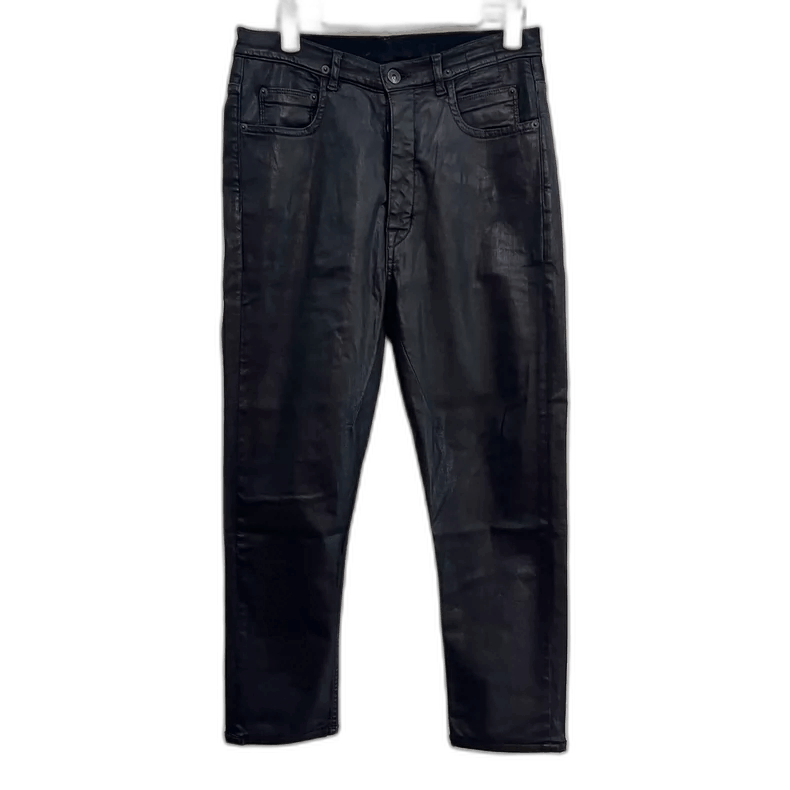 Rick Owens rickowens thick wax 7 - point pants-2508 Size US 27 - 1 Thumbnail